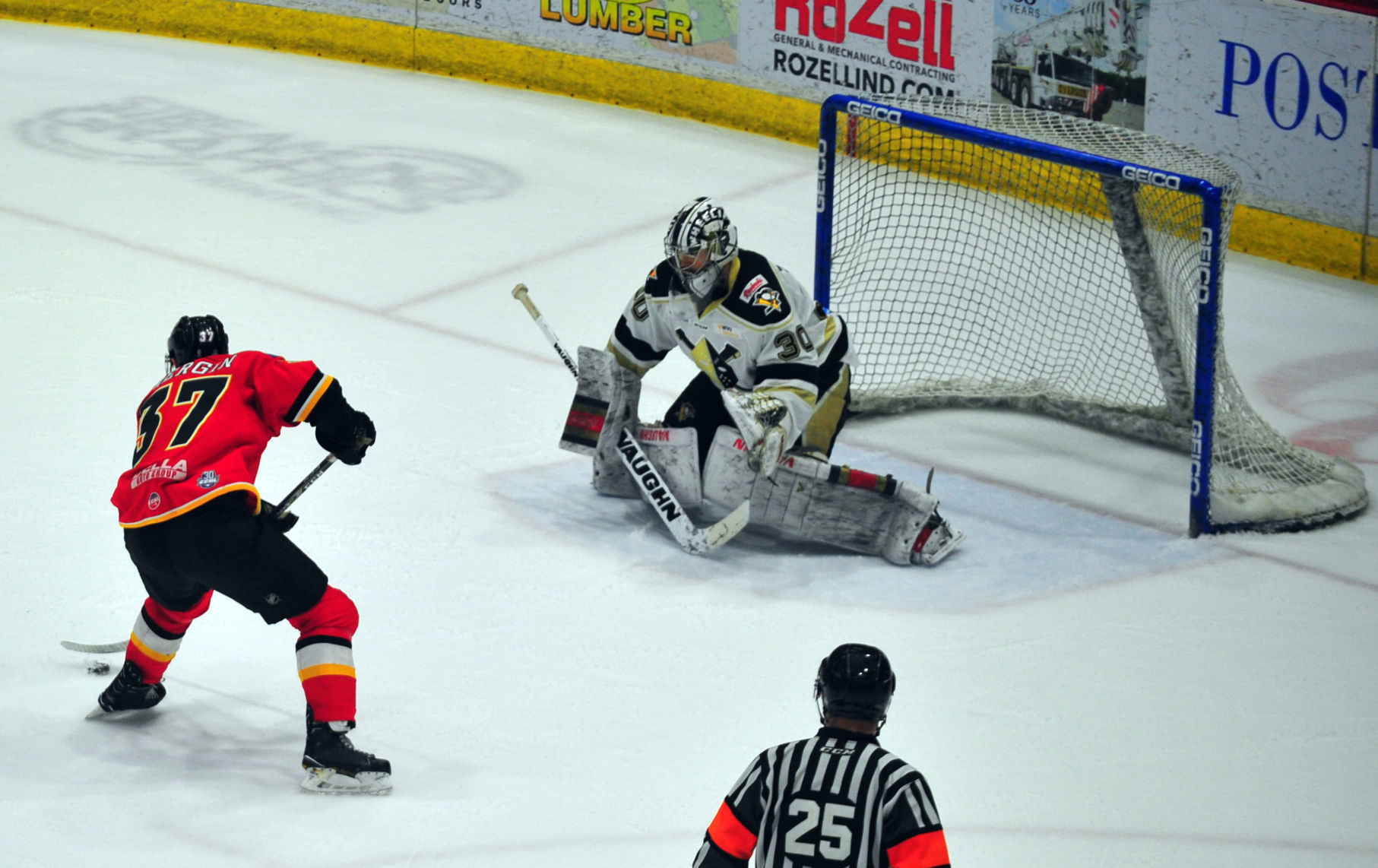 Thunder vs. Wheeling